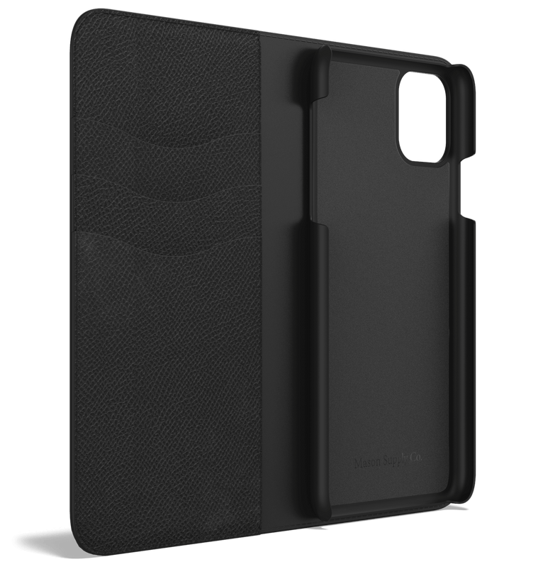 Leather iPhone 11 Case - Folio Wallet