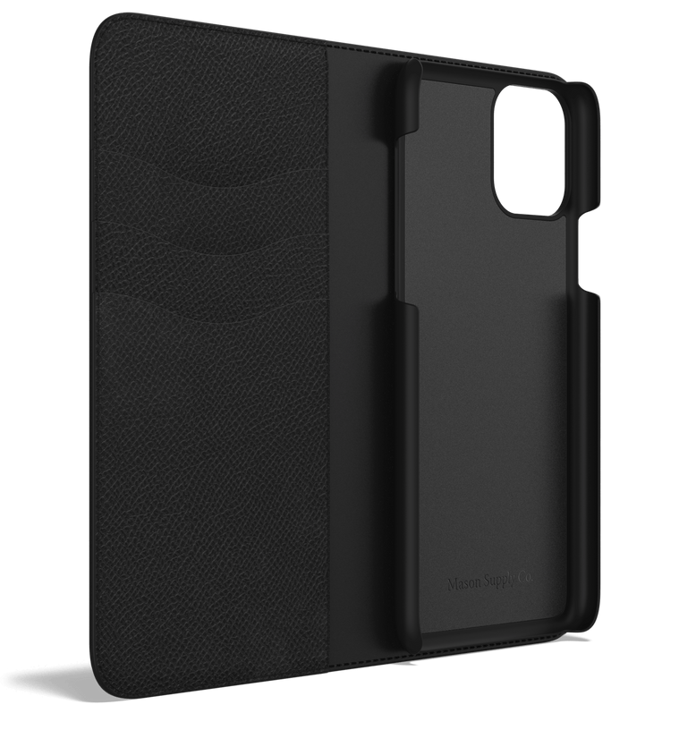 Leather iPhone 11 Pro Case - Folio Wallet