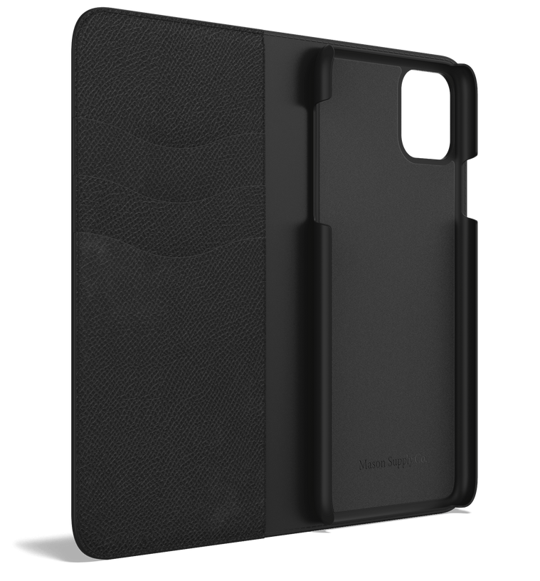 Leather iPhone 11 Pro Max Case - Folio Wallet