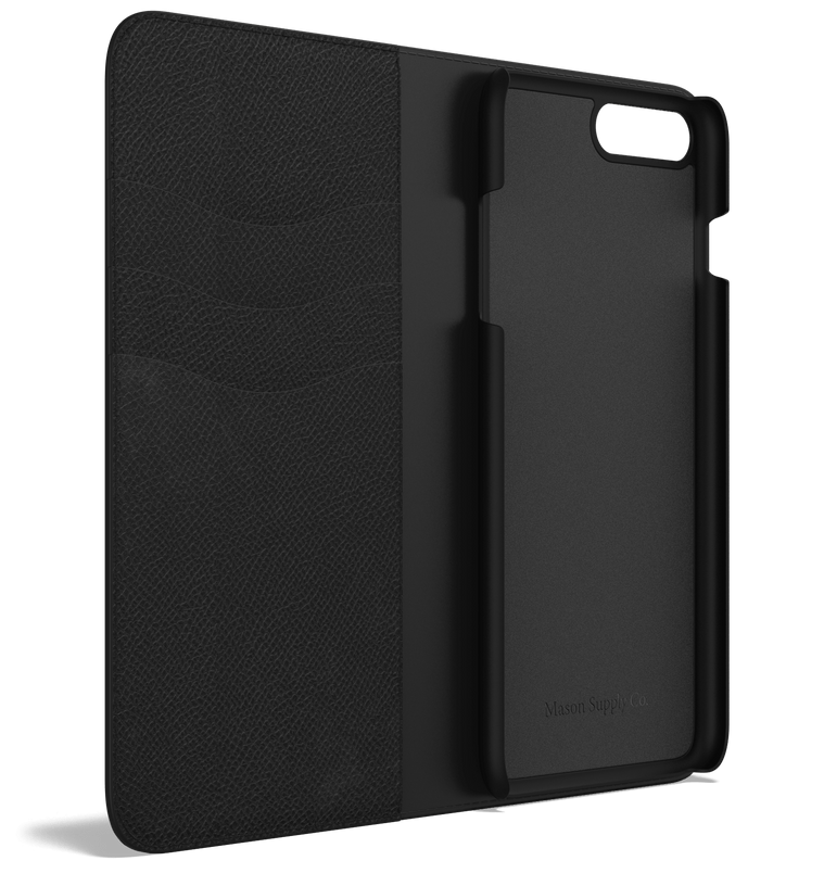 Leather iPhone 8 Plus Case - Folio Wallet