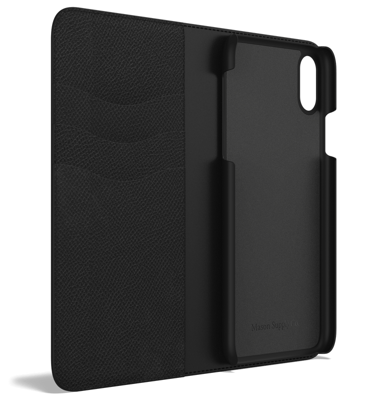 Leather iPhone X Case - Folio Wallet