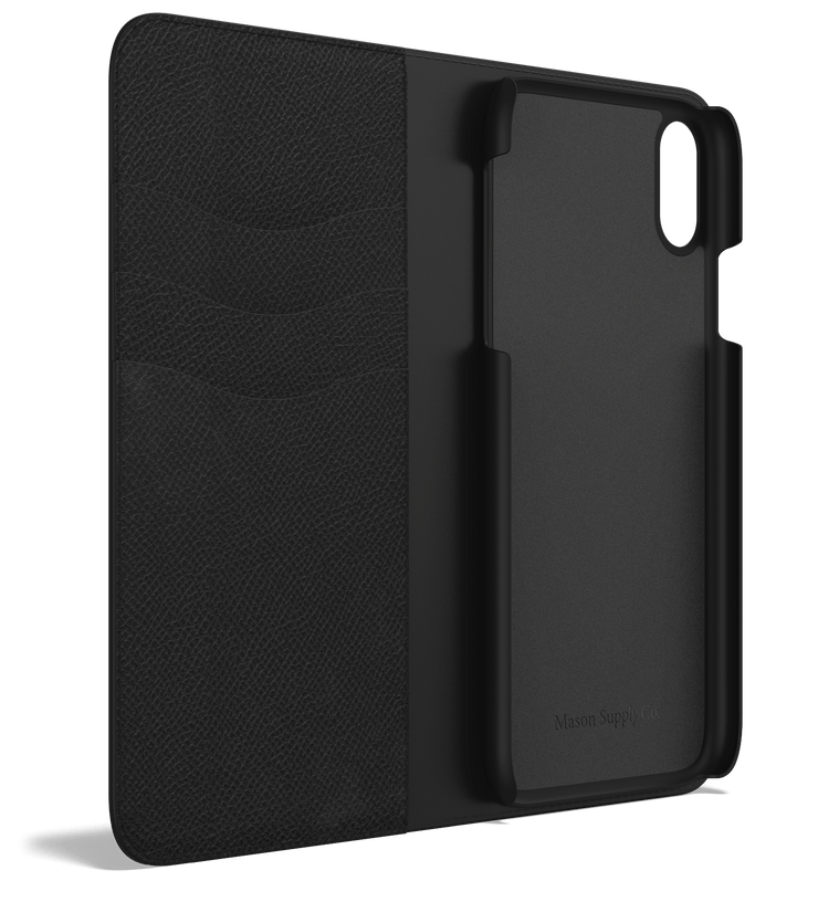 Leather iPhone Xr Case - Folio Wallet