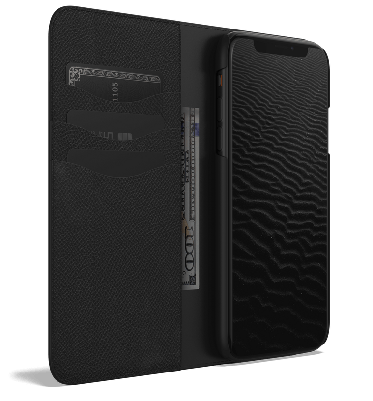 Leather iPhone Xr Case - Folio Wallet
