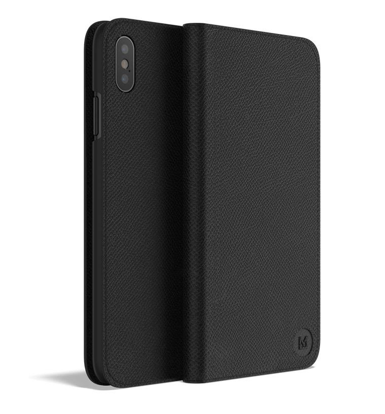 Leather iPhone Xs Max Case - Folio Wallet