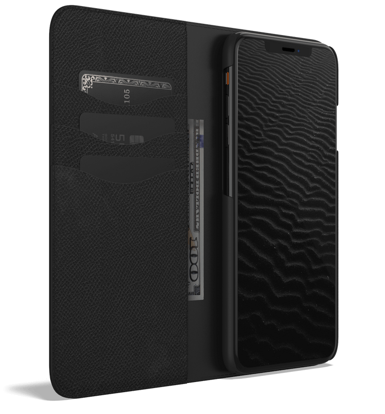 Leather iPhone Xs Max Case - Folio Wallet